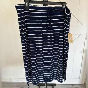 NWT St John’s Bay Striped Maxi Skirt